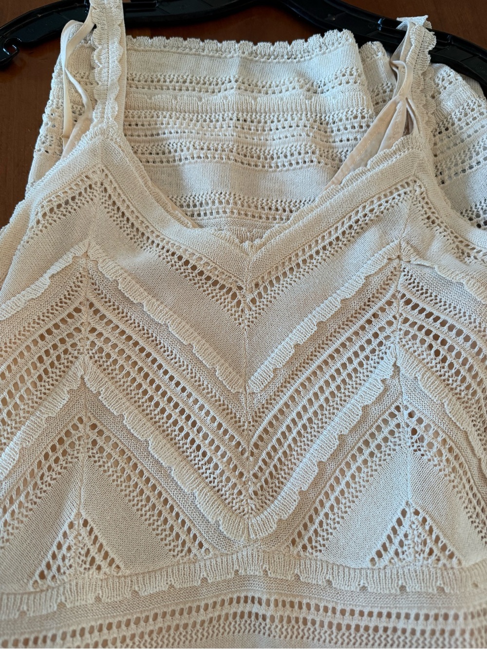 NWT Zimmermann Lucky Crochet Knit Midi Dress Cream Size 1 Small-Authentic $795 - Picture 15 of 16